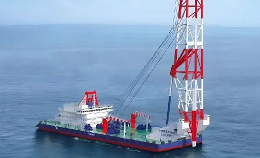 中铁建大桥局集团156米动力定位打桩船